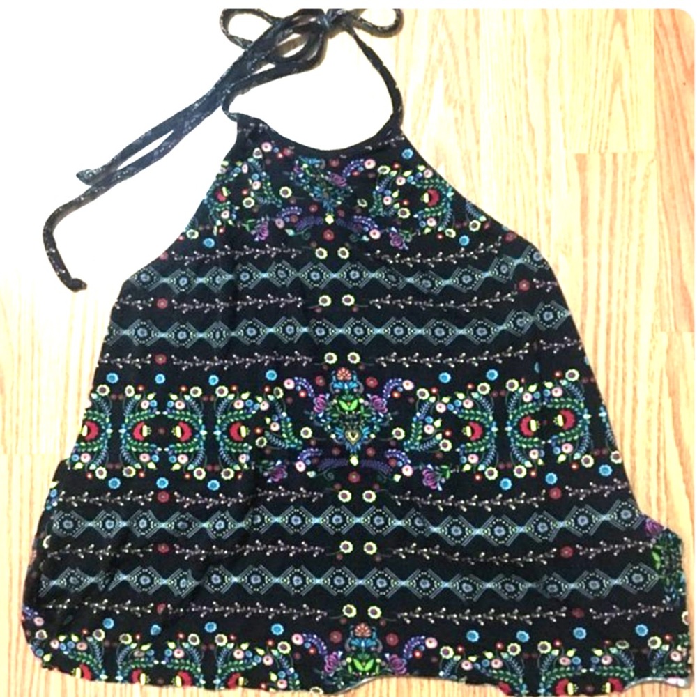 Bohemian Multicolored Halter Top